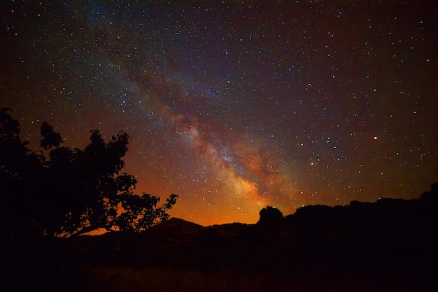 Milky way over Sardinia