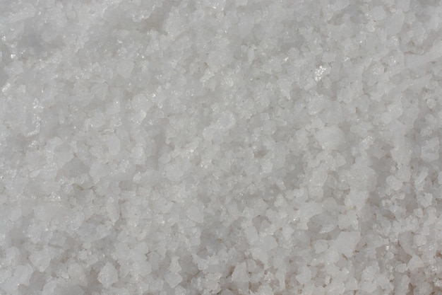 Milled white salt