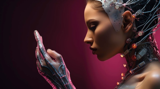 Mind controlled prosthetics advanced technology innovative neural interfaces thought driven limbs futuristic medicine Created with Generative AI technology