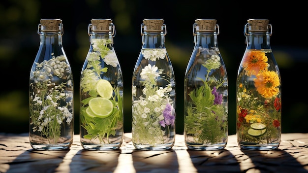 Mineral Water with Herbal Infusions