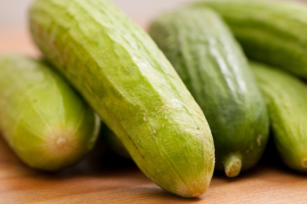 Mini cucumbers farm fresh from the vine