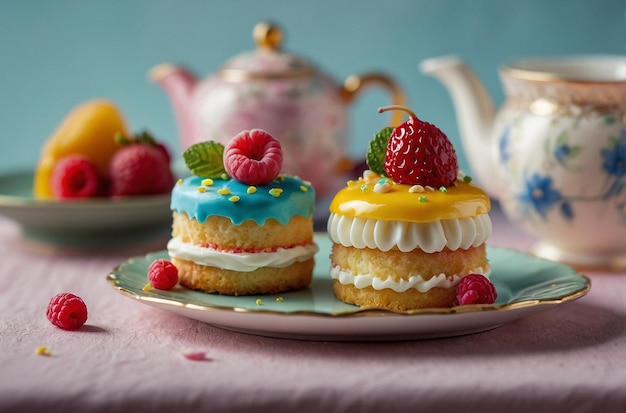 Miniature Cakes Adorable bites for tea parties