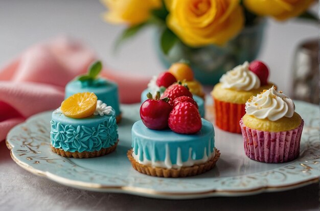 Miniature Cakes Adorable bites for tea parties