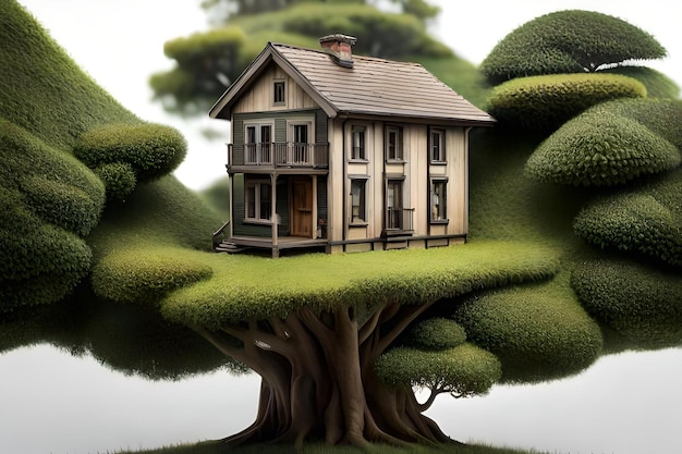 a miniature house