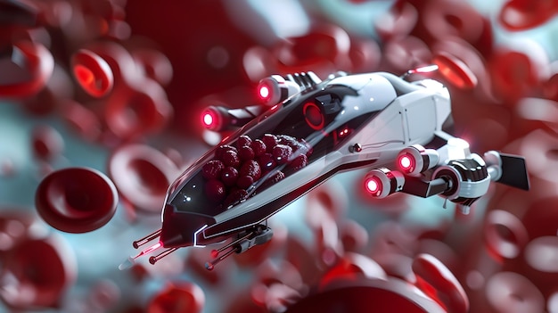 Miniature Medical Robot Navigating Bloodstream for Targeted Drug Delivery