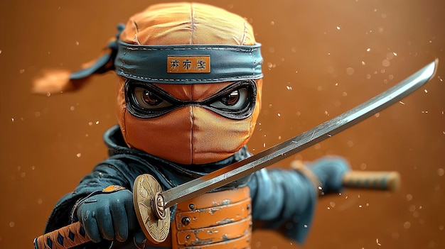 Miniature Samurai Warrior