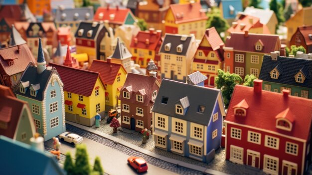 Miniature Wonderland A Multicolored Toy Village Teeming with Tiny HousesxA