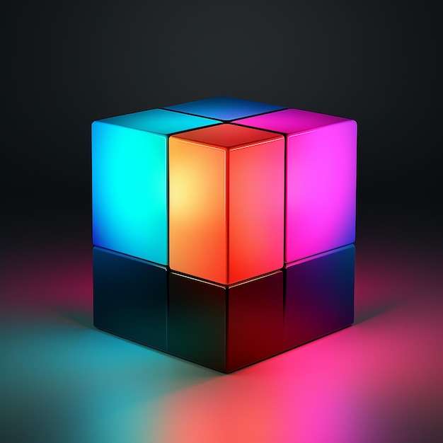 Minimal App Icon with Anaglyph Inspiration