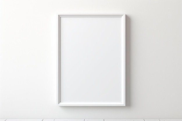 Minimal blank empty frame mockups