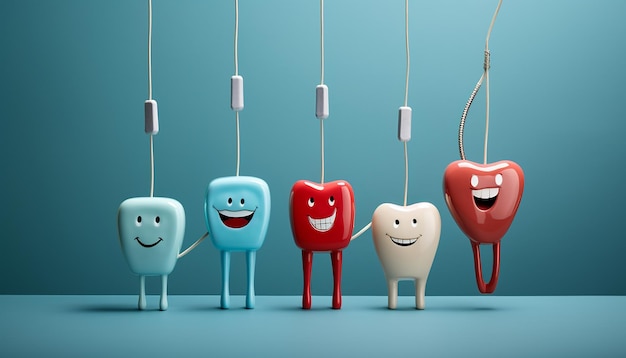 Minimal and creative Dental commercial photography for advertisement