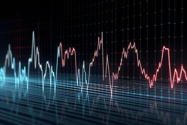 Minimal EKG graph for heart health monitoring Efficient visual for medical pros and patients