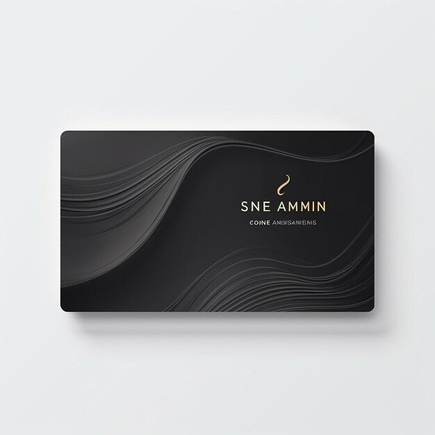 Photo minimal elegant business card template