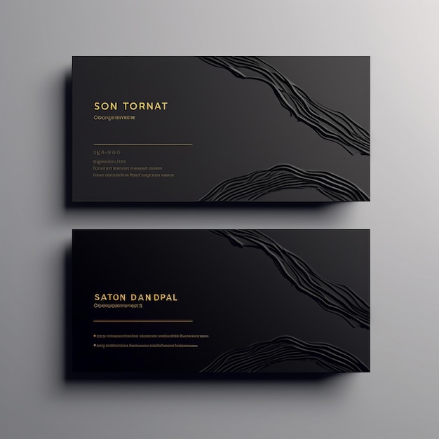 minimal elegant business card template