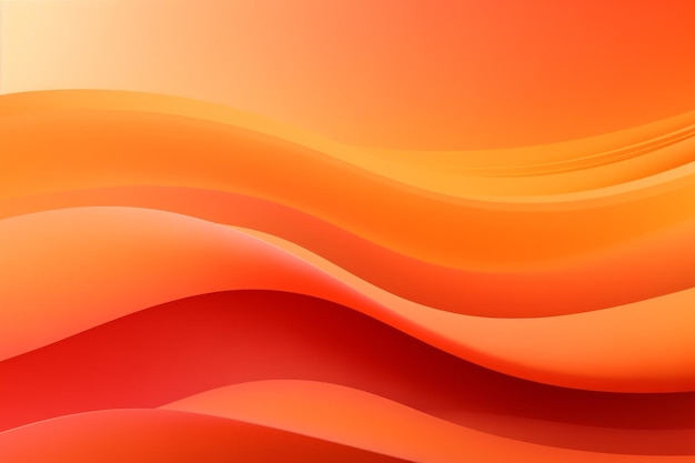 Minimal Geometric Background Orange Elements Fluid Gradient Dynamic Shapes for Signs or Text Inserti