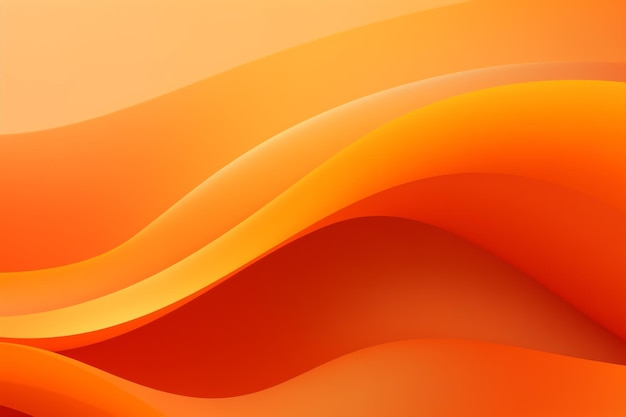 Minimal Geometric Background Orange Elements with Fluid Gradient Dynamic Shape Versatil