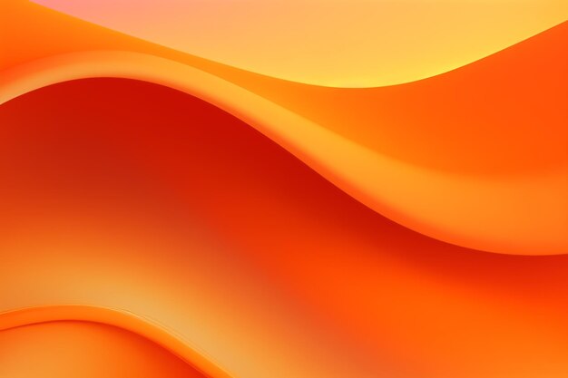 Minimal Geometric Background with Orange Elements and Fluid Gradient Dynamic Shape Elements