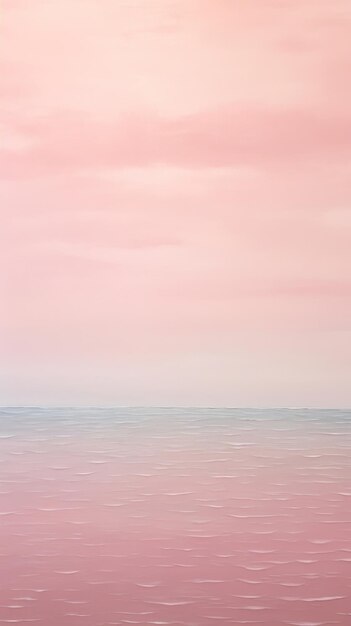 Photo minimal space pink sea outdoors horizon nature