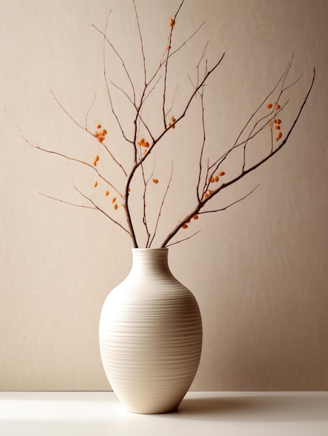 minimal vase interior design