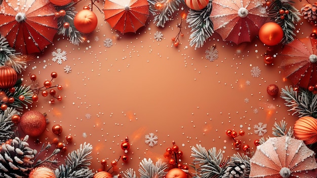 Minimal Vector Background Soft Orange