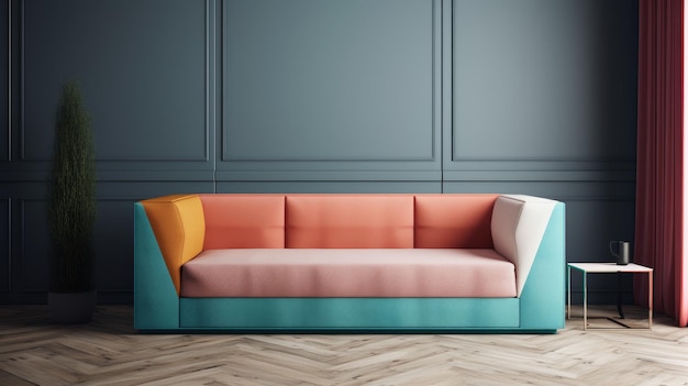 Minimalist 1980s Sofa Design