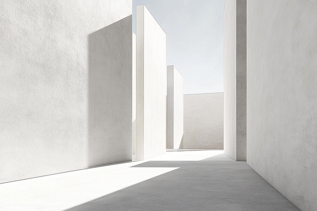 Minimalist Architectural Design with Clean Lines