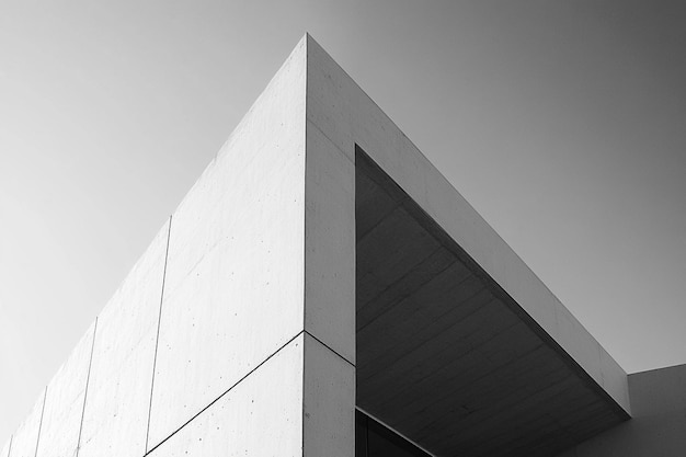 Minimalist Architectural Design with Clean Lines