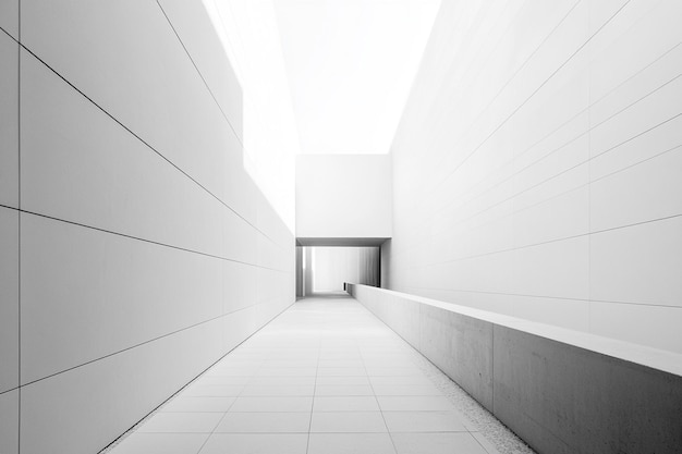 Minimalist Architectural Design with Clean Lines