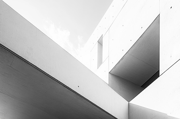 Minimalist Architectural Design with Clean Lines