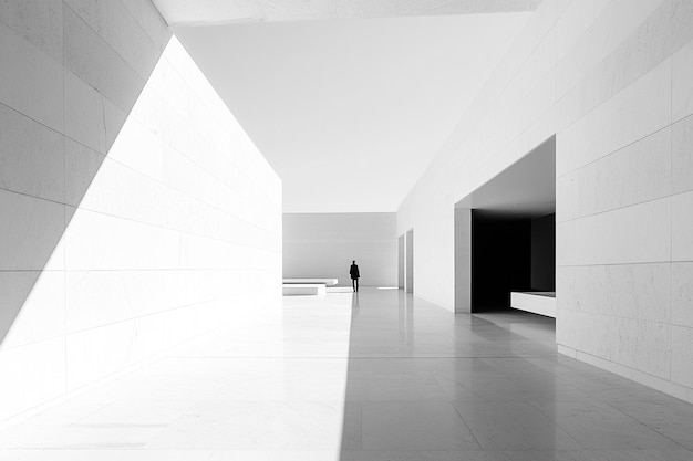 Minimalist Architectural Design with Clean Lines