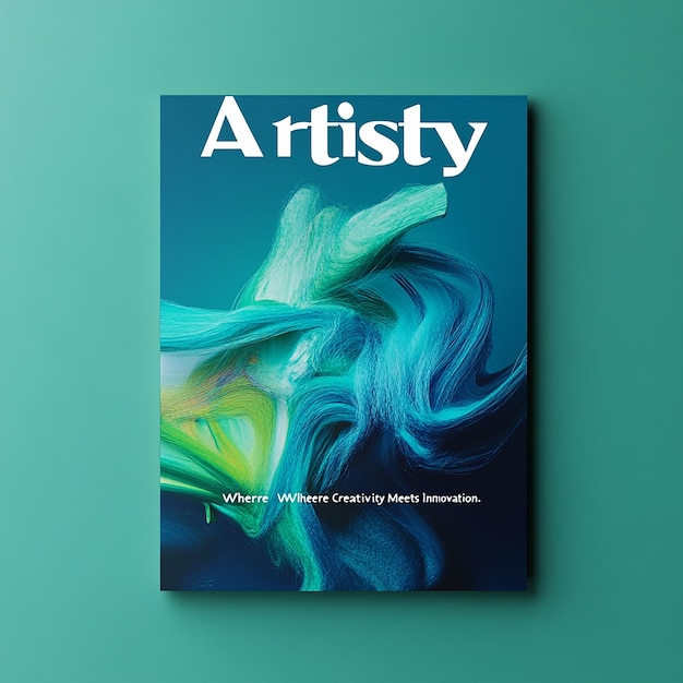 Photo minimalist artistry magazine cover