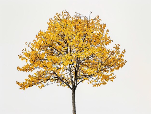 Minimalist Autumn Tree