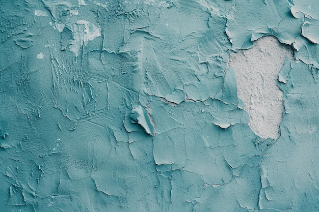 Photo a minimalist background adorned with the texture of crumpled paper against a serene blue painted wal