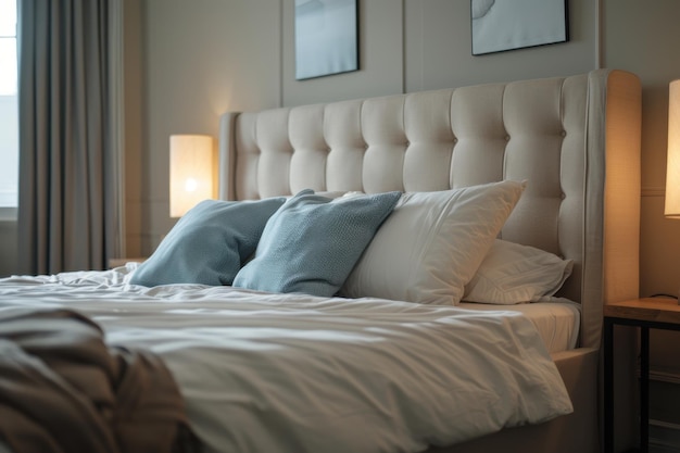 Minimalist Bedroom with a LowProfile Bed and One Prominent Decor Item for a Clean Modern Feel