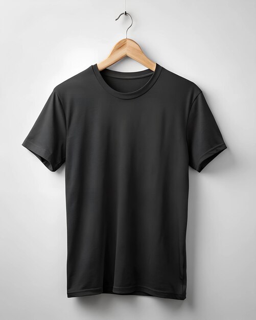 Photo minimalist black tshirt