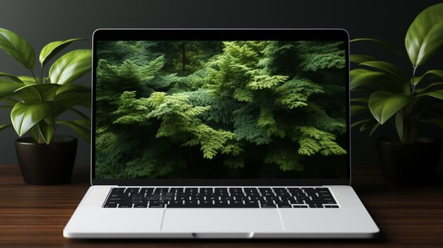 Minimalist Blank Laptop Mockup Create Your Branding