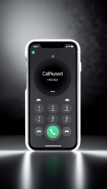 Minimalist Call Screen Images for Smartphones