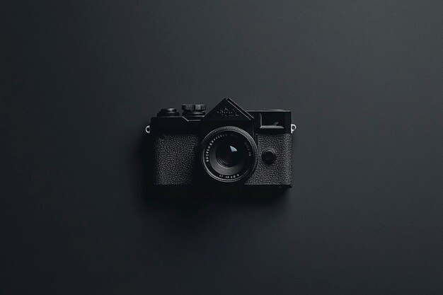 Minimalist Camera Mockups A Stylish Black Design for Modern Branding