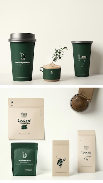 Minimalist Coffee Brand Mockup