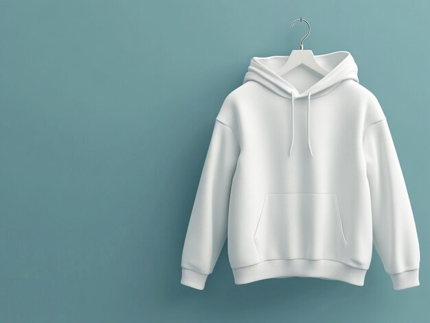 Photo minimalist colored hoodie mockup