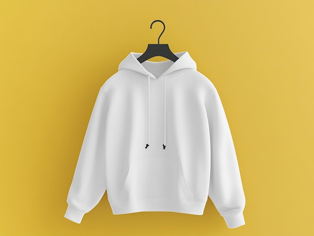 Minimalist colored hoodie mockup