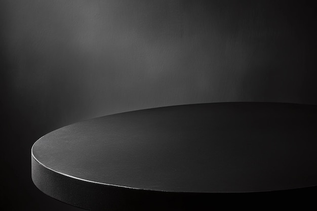 Minimalist Dark Empty Space with Soft Lighting for Product Presentation