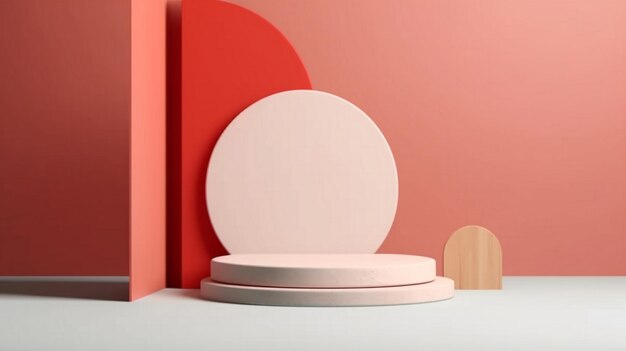 Minimalist design for product podium