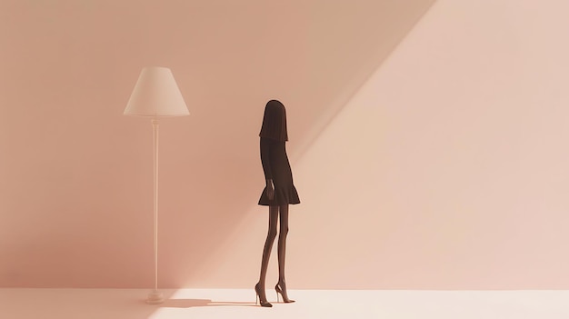 Photo minimalist fashion photography with a touch of mystery