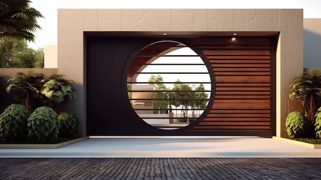 minimalist gate design