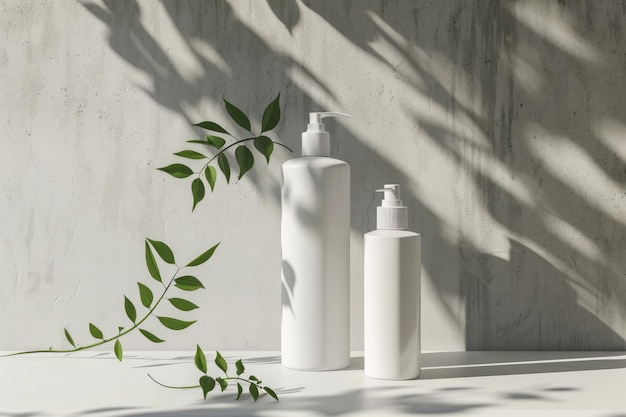 Minimalist Hair Care Products Sustainable and Refillable with Shampoo and Conditioner