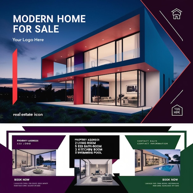 Minimalist Home Sale Flyer for Real Estate Marketing