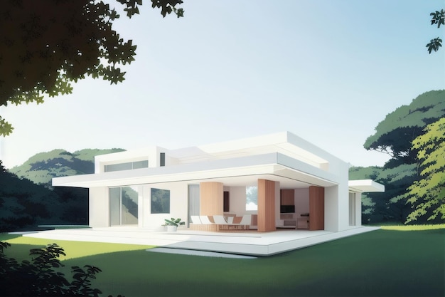 Minimalist house design architecure