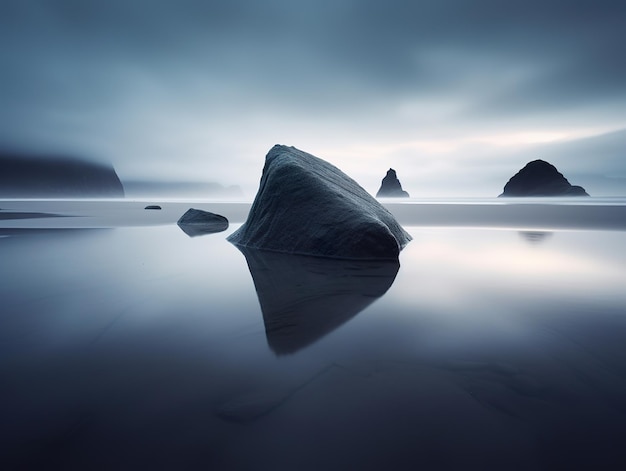 minimalist landscape in New Zealand