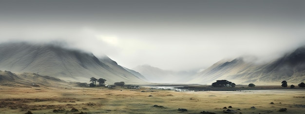 minimalist landscape in New Zealand