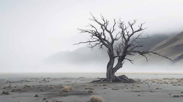 minimalist landscape in New Zealand